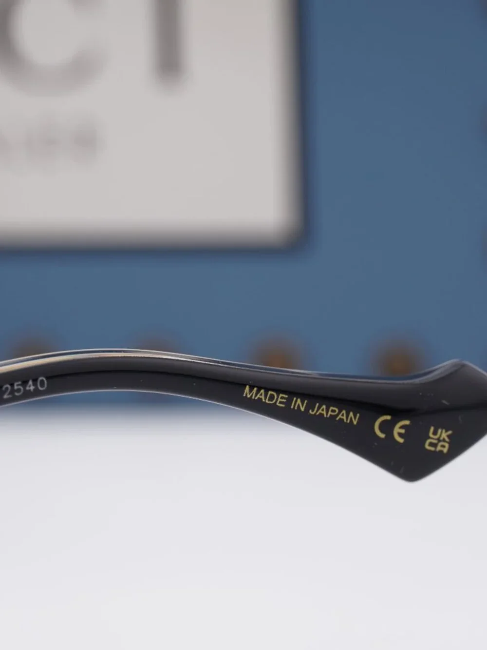 Gucci GG1559OK 001 Cat Eye Eyeglasses –Shiny Black 54mm